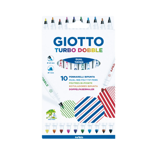 Giotto Double Ended Felts - 10's