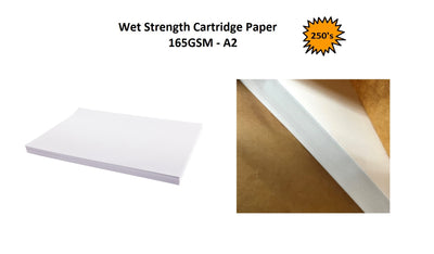 A2 - Wet Strength Cartridge Paper 165gsm 250's