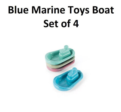 Blue Marine Toys Boat set, 4-pack