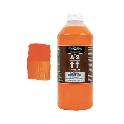 Cadmium Orange 1L - Chroma A2 Acrylic Paint