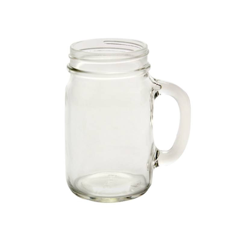 Glass Jars - With Side Handle