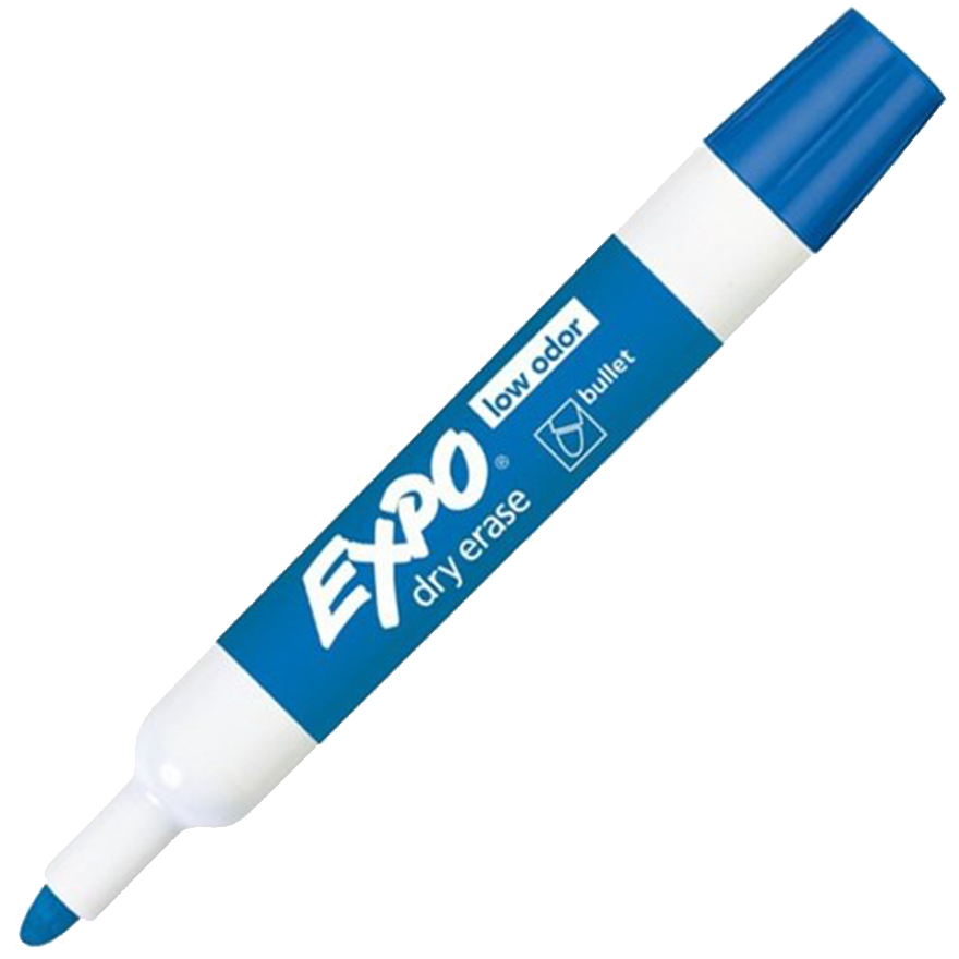 Blue - Bullet Tip Expo Whiteboard Marker