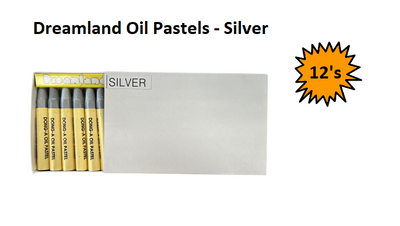 Dreamland Oil Pastels - Large 12's - Silver