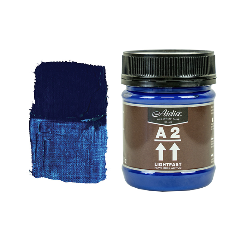 Pthalo Blue 250ml - Chroma A2 Acrylic Paint