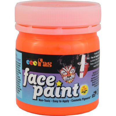 Fluoro Orange 120mL - FAS Face Paints