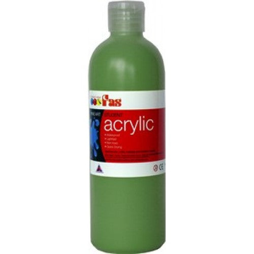 Green Light 500mL - FAS Student Acrylic Paint