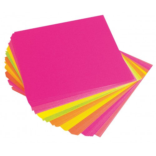 Adhesive Paper Squares - Fluoro 100's - 150mm x 150mm