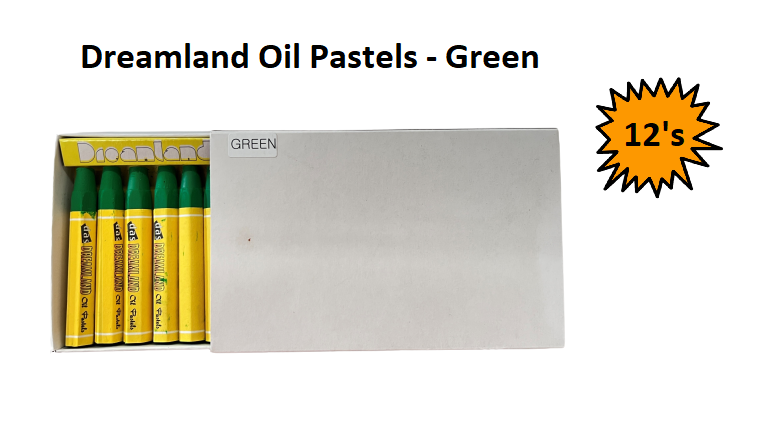 Dreamland Oil Pastels - Large 12's - Green