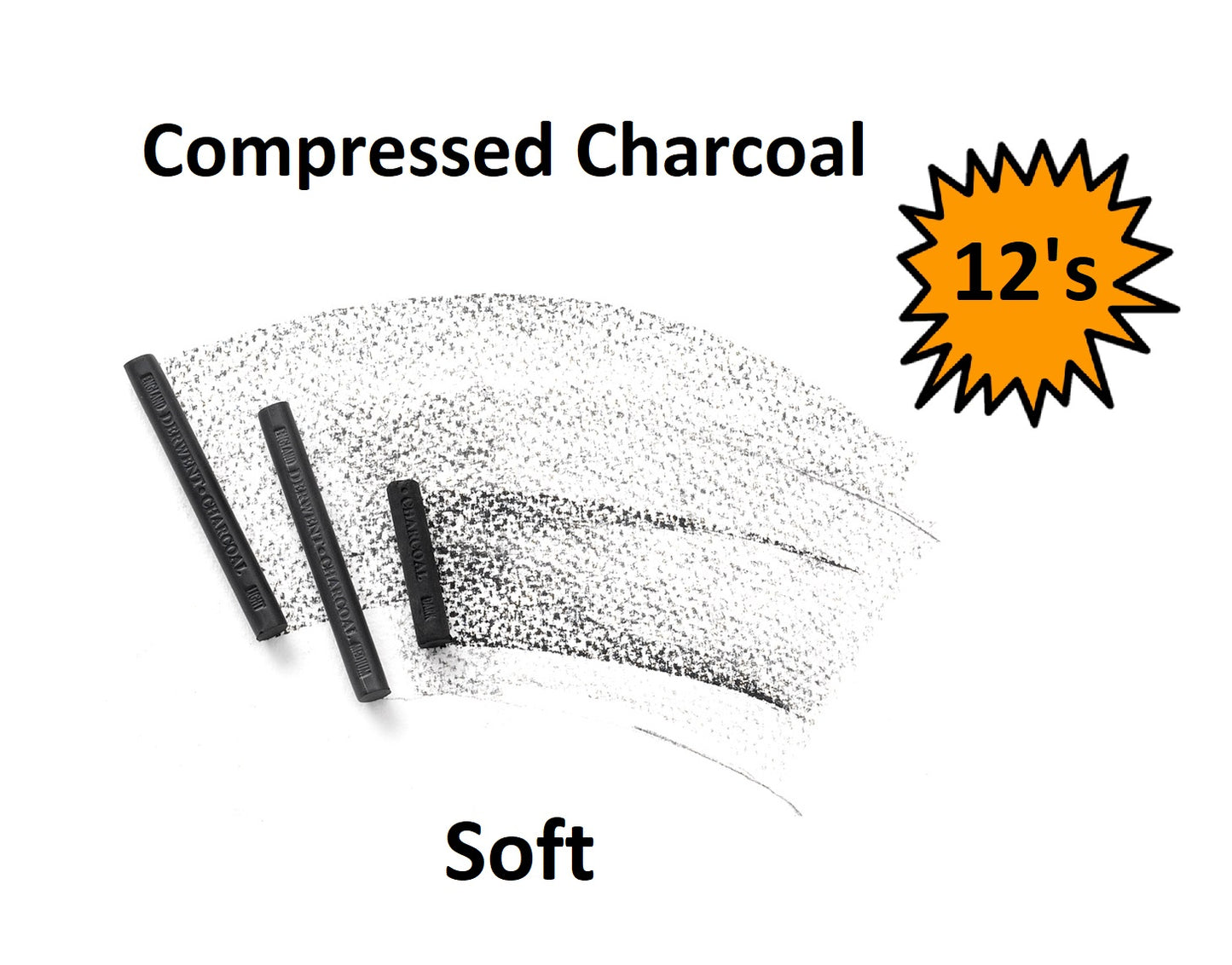 Soft - General's Compressed Charcoal