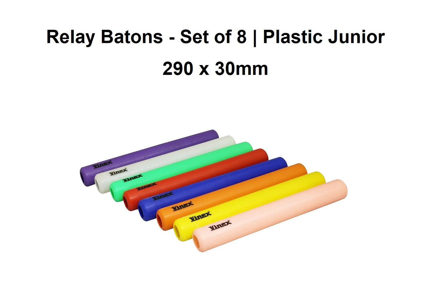 Relay Batons - Set of 8 | Plastic Junior