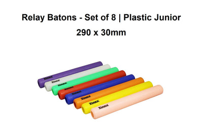 Relay Batons - Set of 8 | Plastic Junior