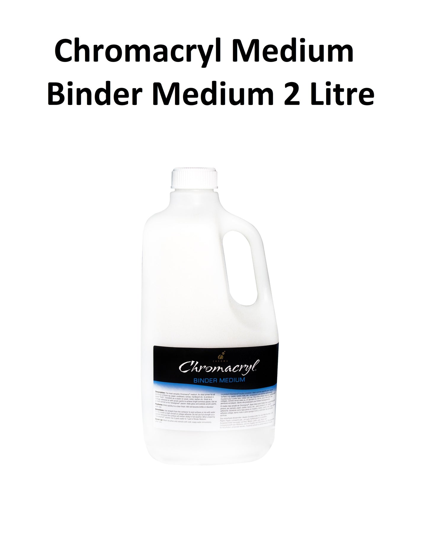 Chromacryl Medium - Binder Medium 2 Litre
