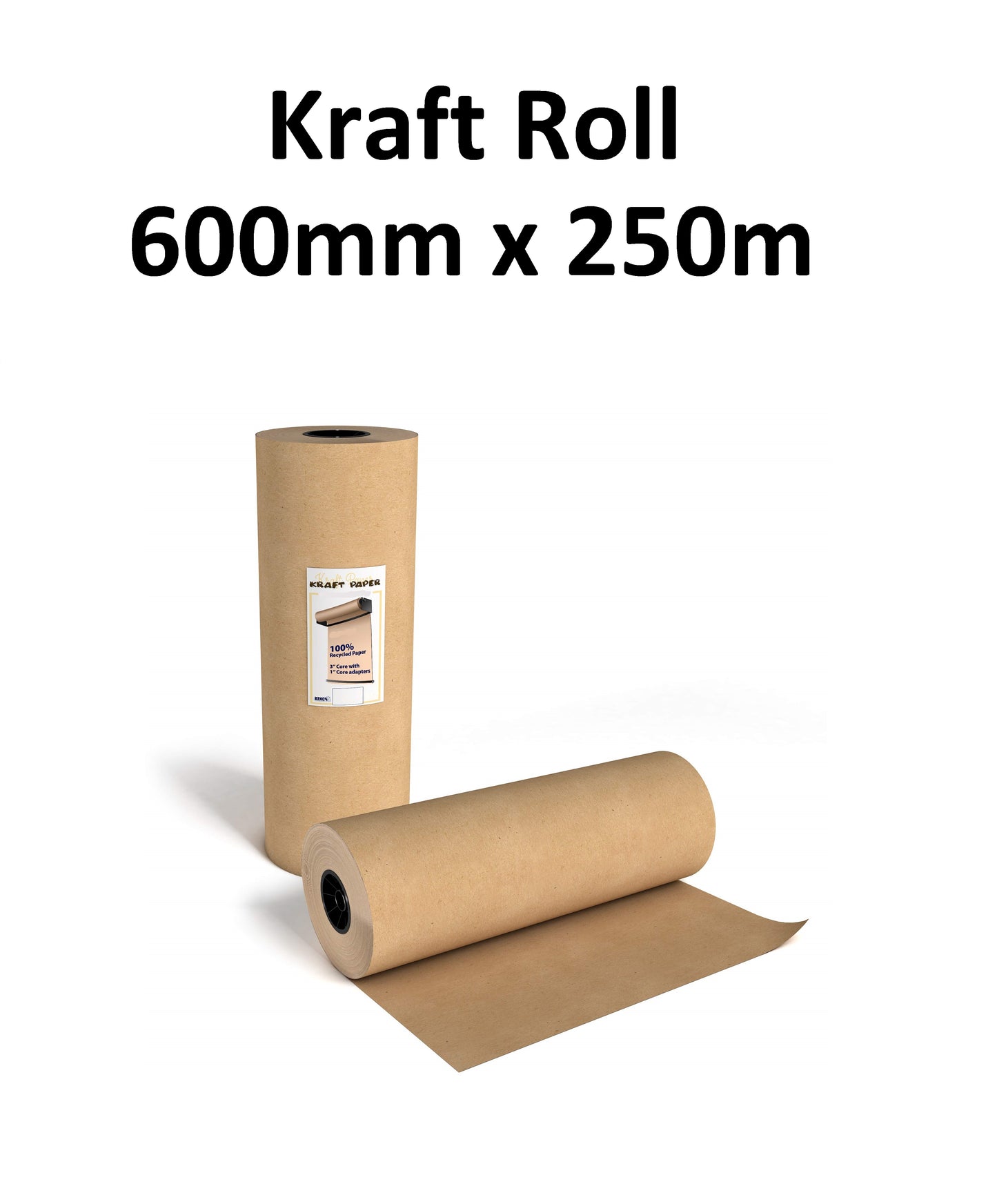 Kraft Rolls - 600mm x 250m