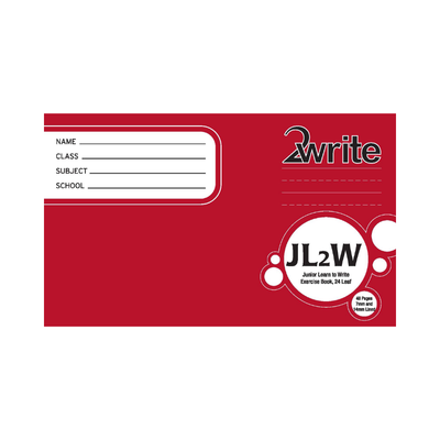 JL2W / 1B2 - Junior Learn to Write Book - 14mm Lined/7mm Feint