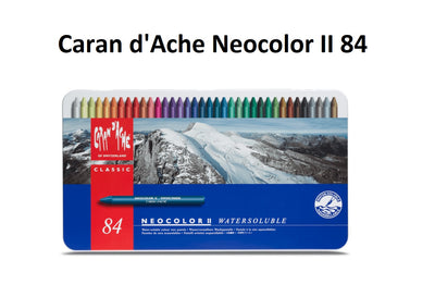 Caran D'Ache - Neocolour II Aquarelle Pastels - 84's