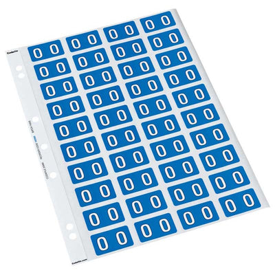 O - Codafile Labels 25mm - Pack of 5 Sheets