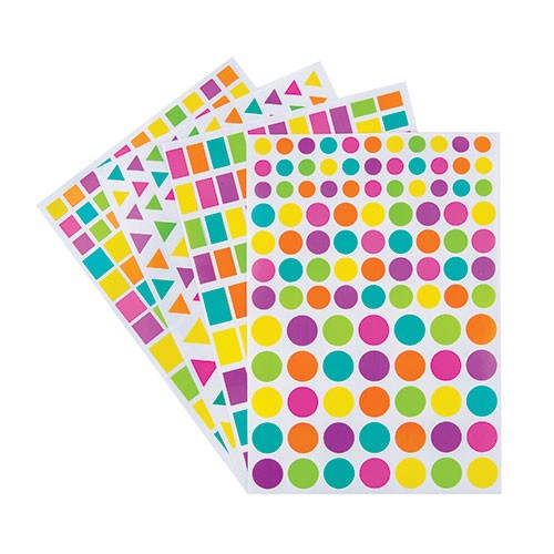 Adhesive Shapes Assorted 40 Sheets
