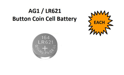 Button Battery - AG1 / LR621 - Single