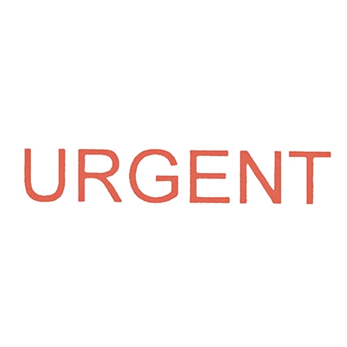 Self Inking Office Stamp - Urgent Red