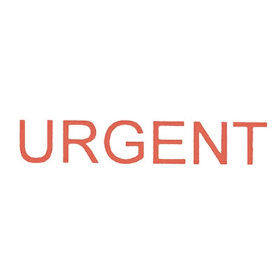 Self Inking Office Stamp - Urgent Red