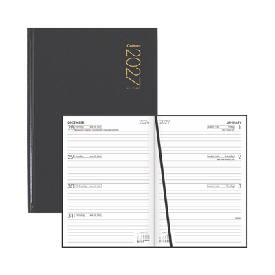 2027 Collins Diary A53 Black