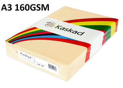 A3 Curlew Cream - Kaskad 160gsm 250 Sheets