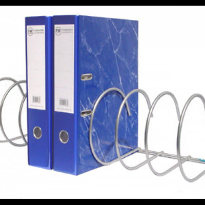 Spiral Lever Arch Holders - 8 Pocket - Silver