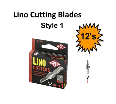 Style 1 - Lino Cutting Blades 12's