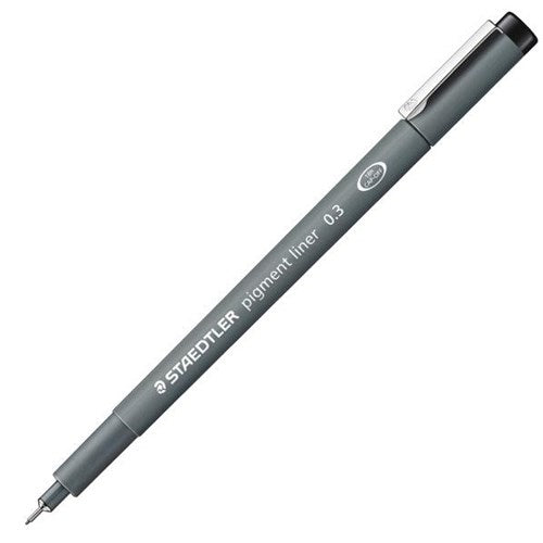 Black 0.3mm - Staedtler Pigment Liner Pen