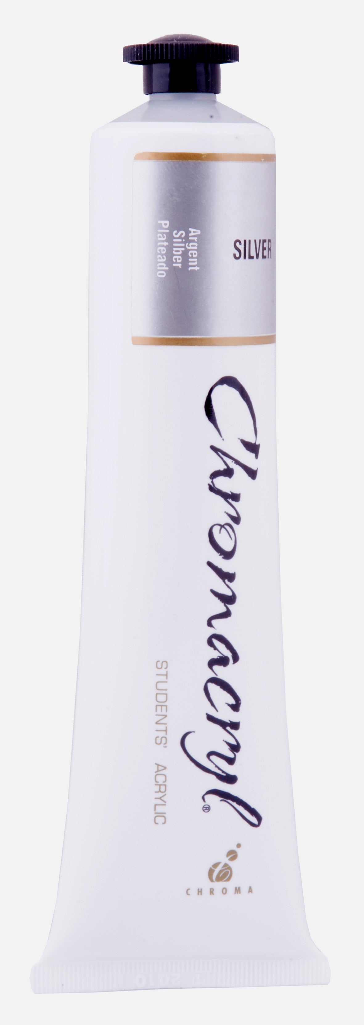 Silver 75ml - Chromacryl Acrylic Paint