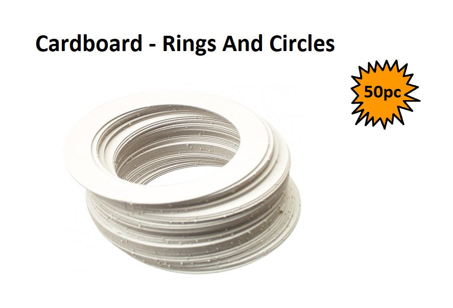 Cardboard - Rings And Circles - Packet 50