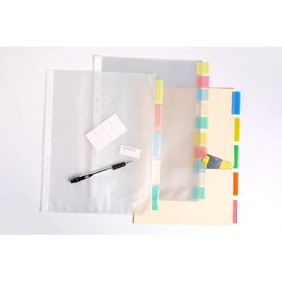 A4 Index Pocket Dividers - 5 Tab Pockets