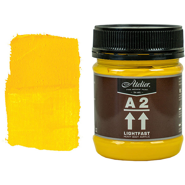 Cadmium Yellow Medium 250ml - Chroma A2 Acrylic Paint