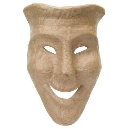 Masks - Comedy Face Papier Mache (single)