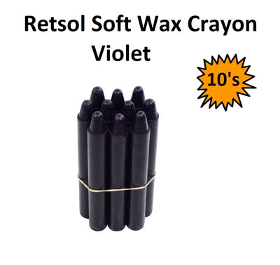 Retsol Soft Wax Crayon - Violet 10's