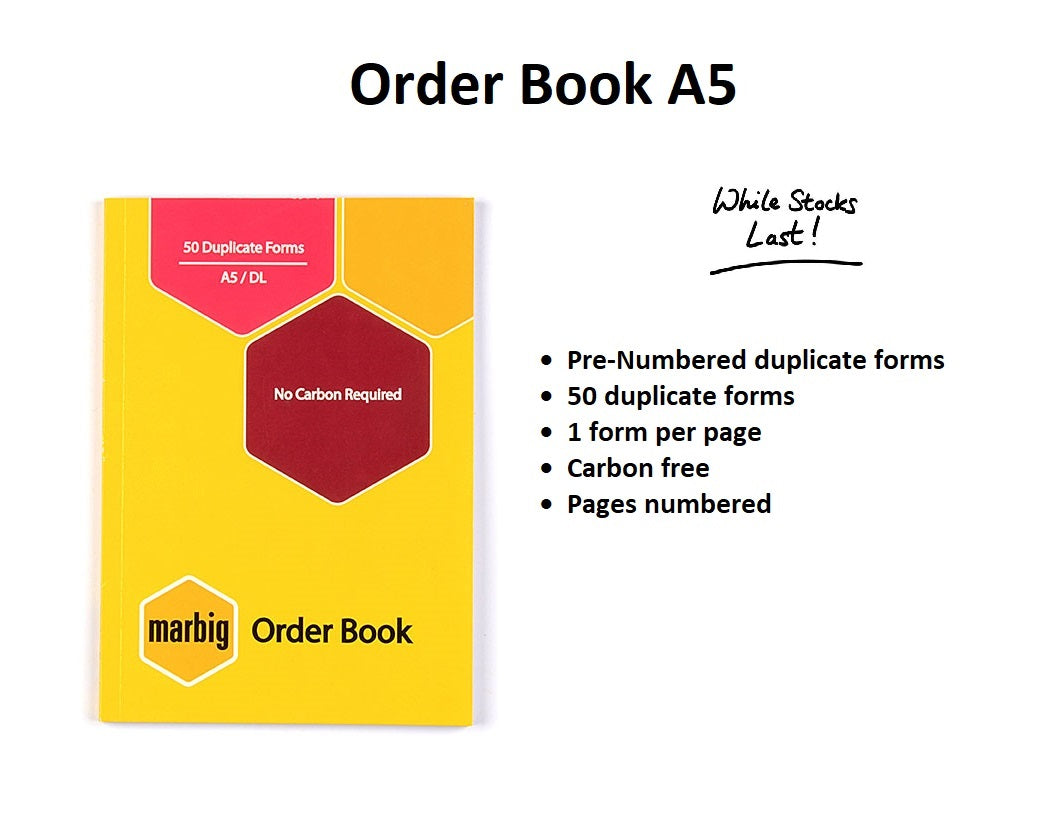 Order Book - A5/50 DL (NCR)