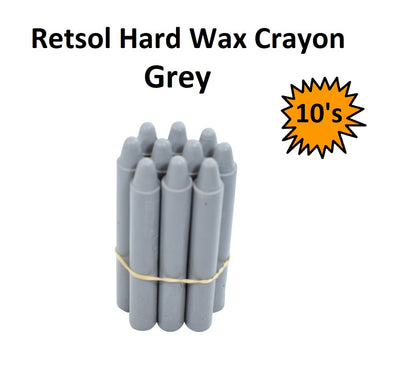 Retsol Hard Wax Crayon - Grey 10's