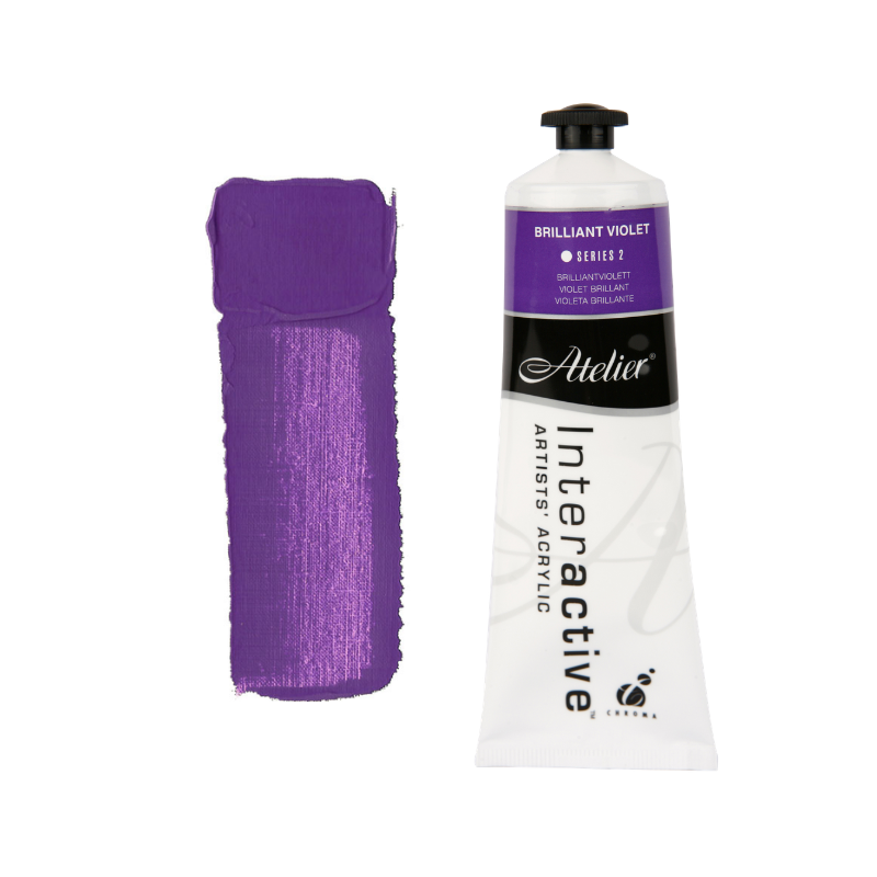 Brilliant Violet 80ml - Atelier Acrylic Paint S2