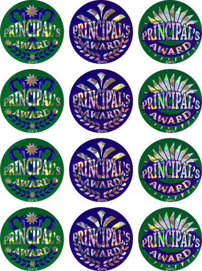 Principal's Award - Colour - Merit Stickers (Pack of 300)