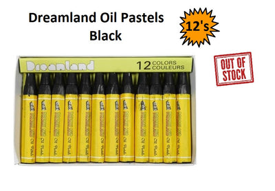 Dreamland Oil Pastels - Large 12's - Black