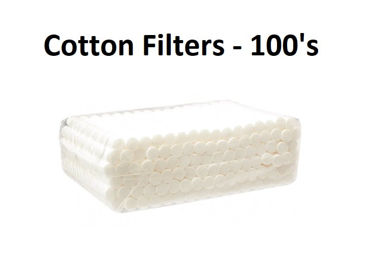 Cotton Filters - 100's