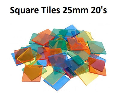 Craft Mosaic - Square Tiles 25mm 20's