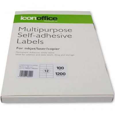 Unistat Brand General Copier Labels - 20 Per Sheet 100 sheets