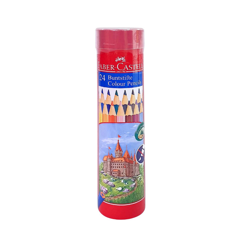 Faber Castell Classic Colour Pencils - Tin of 24