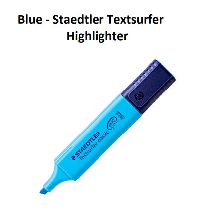 Blue - Staedtler Textsurfer Highlighter