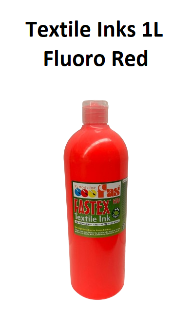 Fluoro Red 1L - FAStex Textile Inks