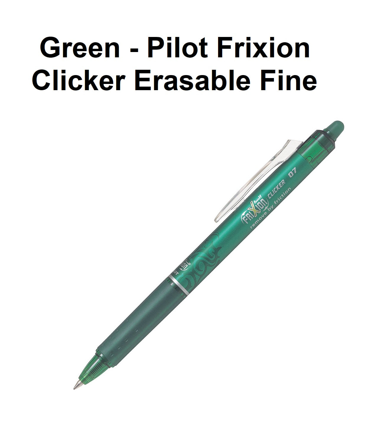 Green - Frixion Erasable Click Ball Pen