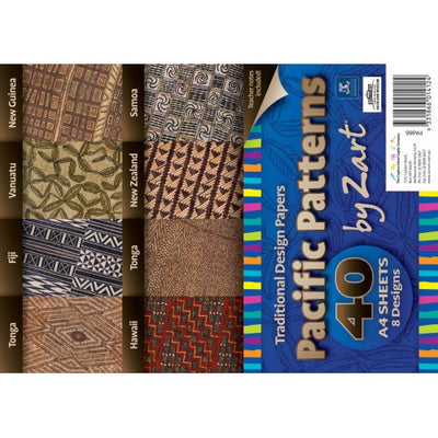 Pacific Patterns Paper - A4 - 40's