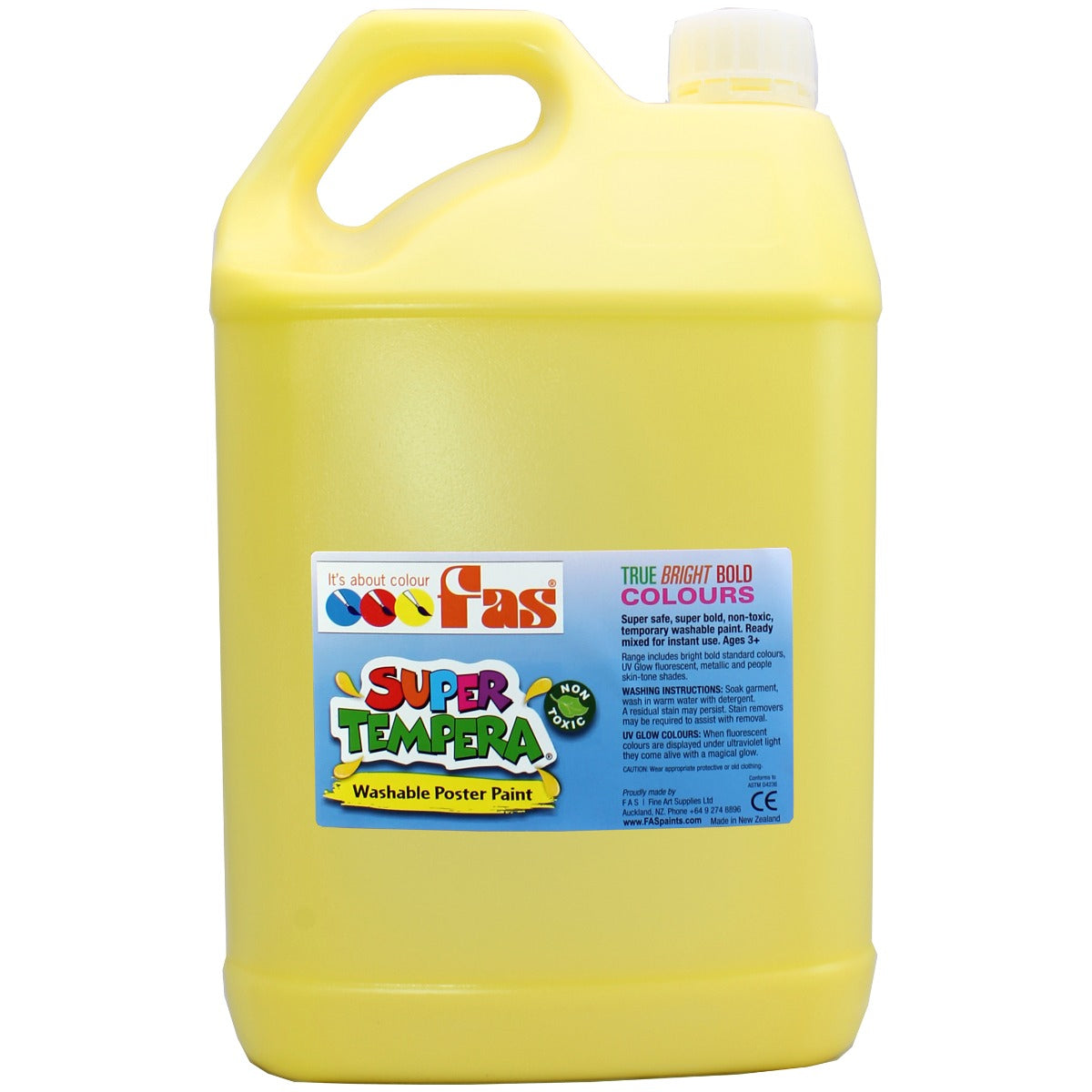 Yellow 5L - FAS Super Tempera Poster Paint