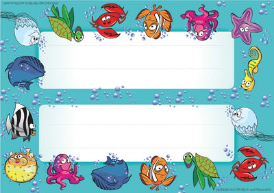 Sea Creatures - Nameplates (Pack of 35)